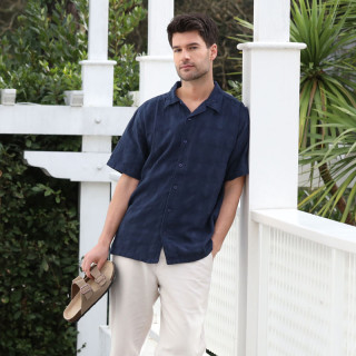 Out Of Ireland Flavio Navy Shirt