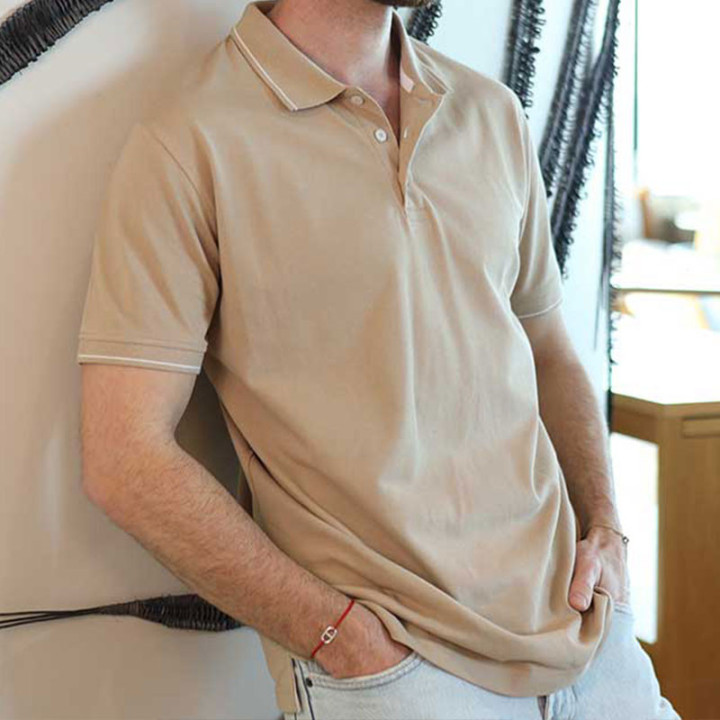 Out Of Ireland Sand Aaron Polo Shirt