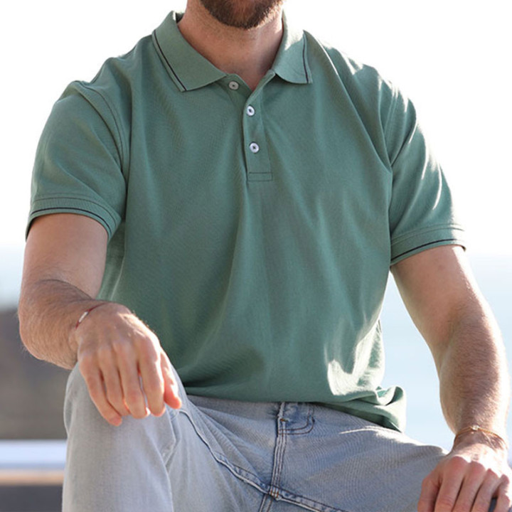 Out Of Ireland Green Aaron Polo Shirt