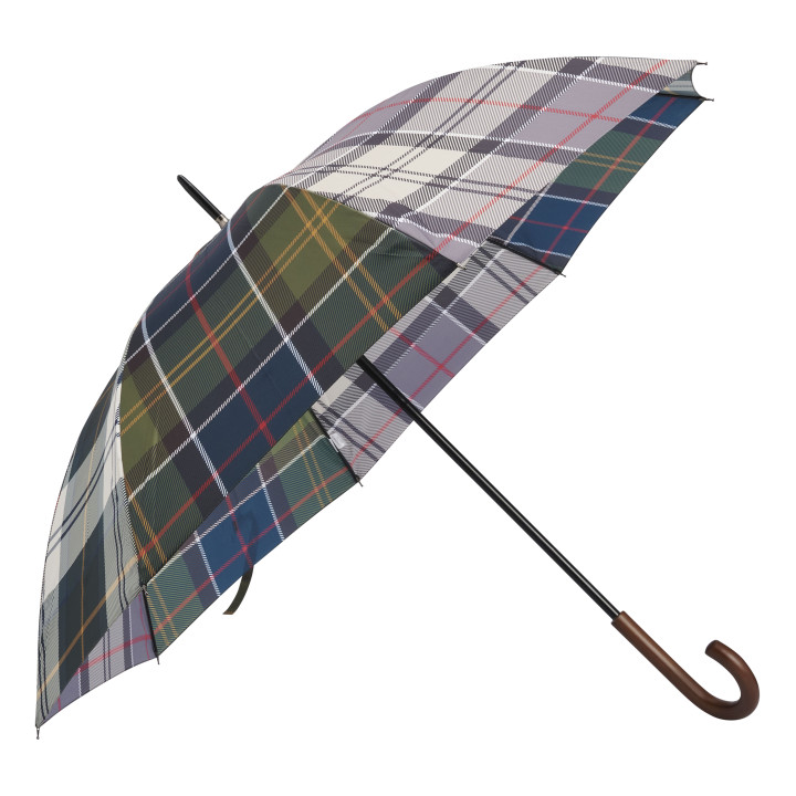 Parapluie Mixed Tartan Primrose Hessian Barbour