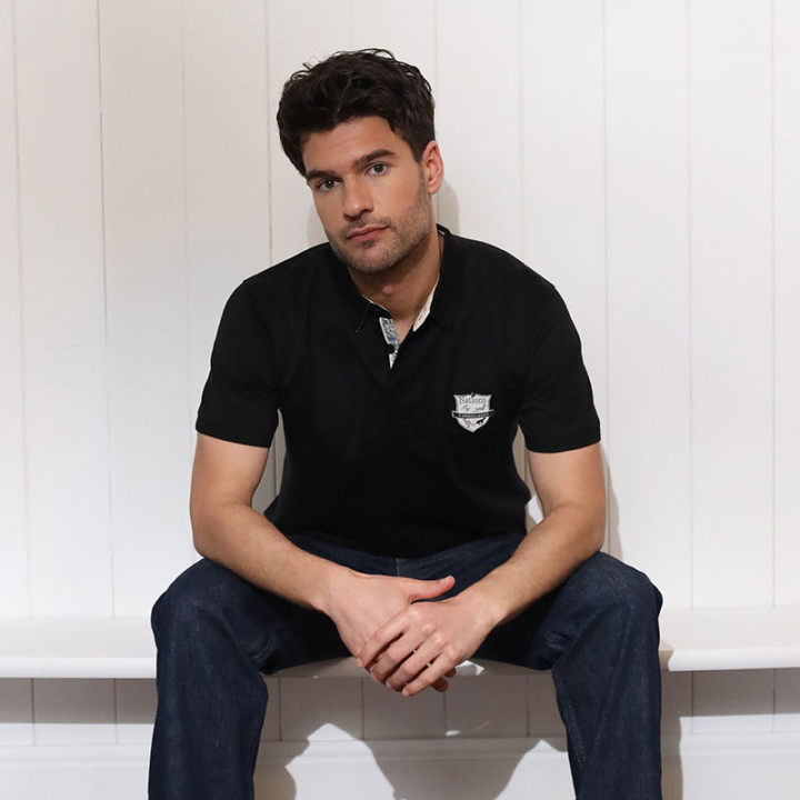 Out Of Ireland x Camberabero Black Polo Shirt 4 Nations