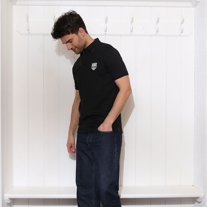 Out Of Ireland x Camberabero Black Polo Shirt 4 Nations