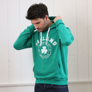 Sweat à Capuche Trèfle Vert