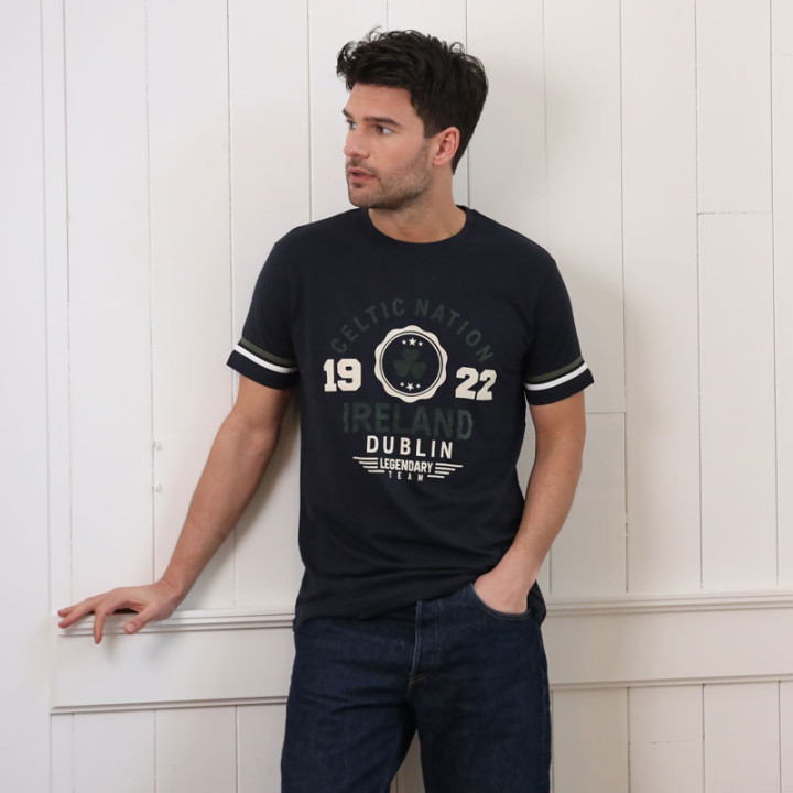T-shirt Celtic Nation Navy