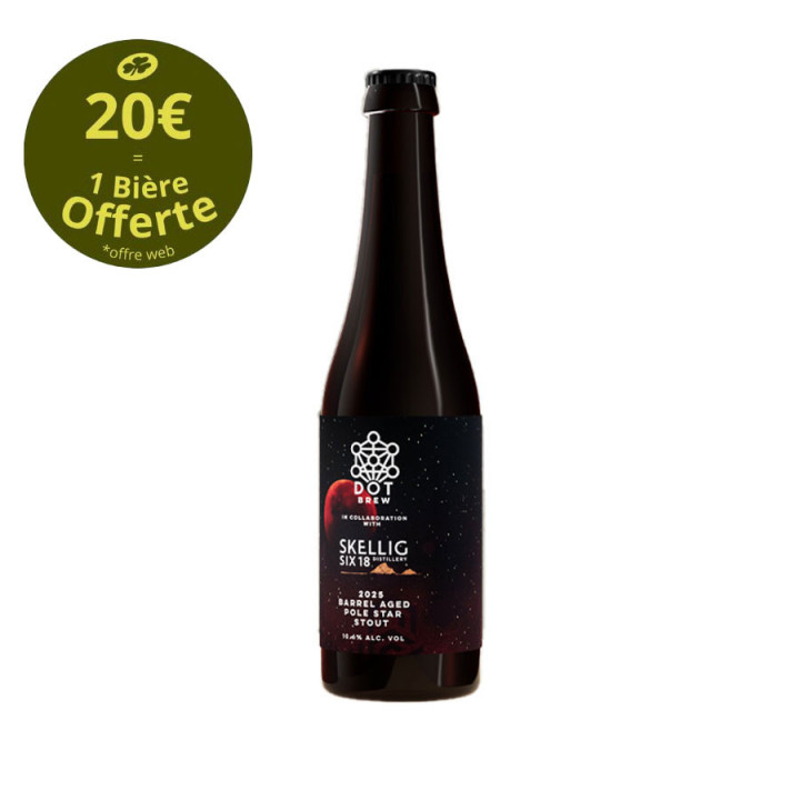 Dot Brew Pole Star Stout Barrel Aged Skellig Six18 33cl 10,6°