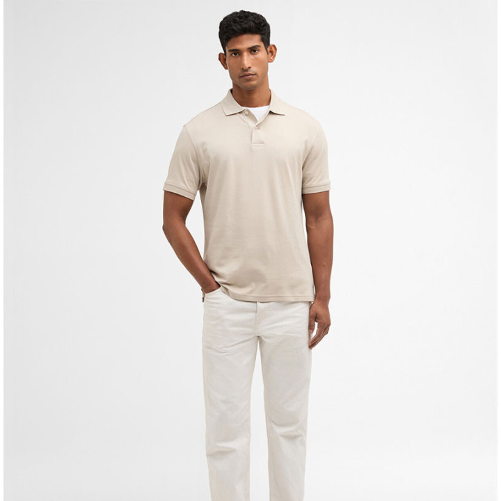 Barbour Hylton Interlock Bleached Love Polo Shirt