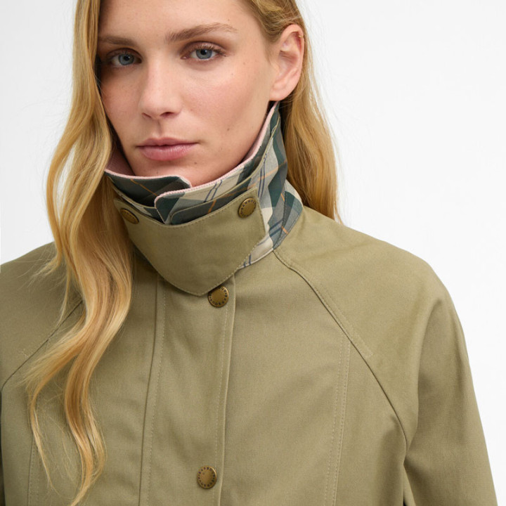 Veste Cropped Beadnell Olive Barbour