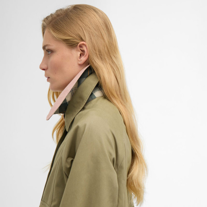 Veste Cropped Beadnell Olive Barbour