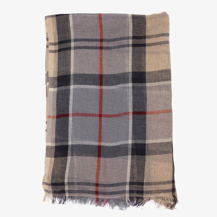 Etole Welton Stone Dress Barbour