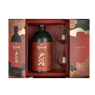 Coffret Togouchi Kiwami 70cl 40° + 2 verres