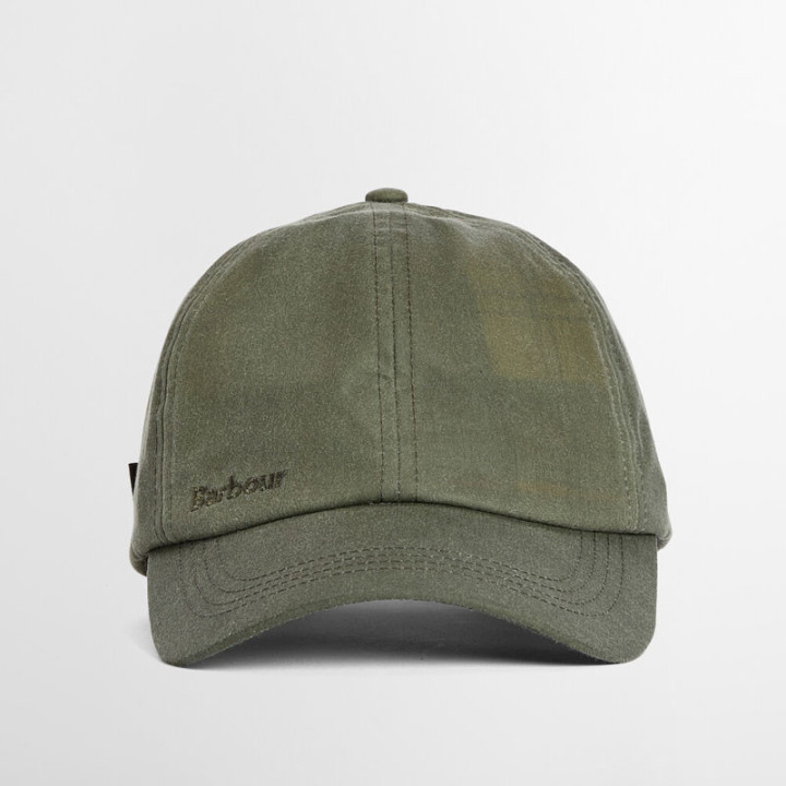 Barbour Wax Sports Light Moss Cap