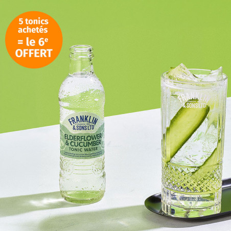 Tonic à la Fleur de Sureau et au Concombre Franklin & Sons 200ml