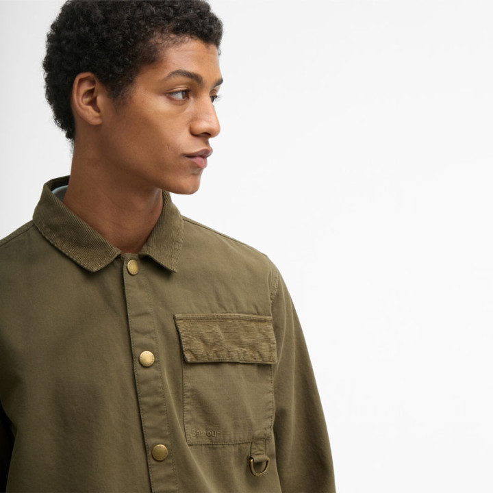Surchemise Declan Patch Ivy Green Barbour