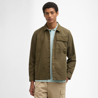Barbour Declan Patch Ivy Green Overshirt