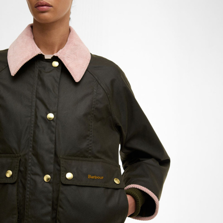 Veste Huilée Cropped Beadnell Barbour