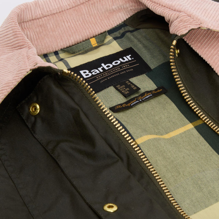 Veste Huilée Cropped Beadnell Barbour