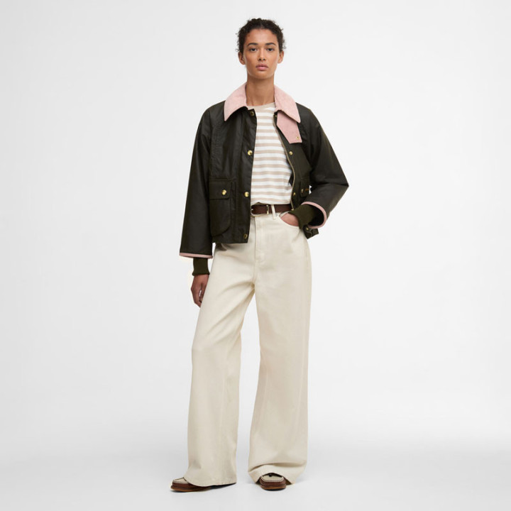 Veste Huilée Cropped Beadnell Barbour