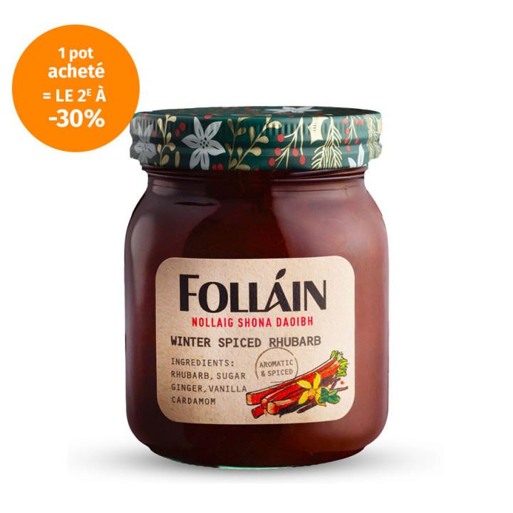 Folláin Winter Spiced Rhubarb Preserve 350g