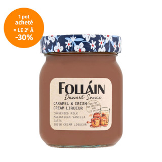 Sauce Dessert à base de Crème de Whiskey Irlandais Folláin 360g