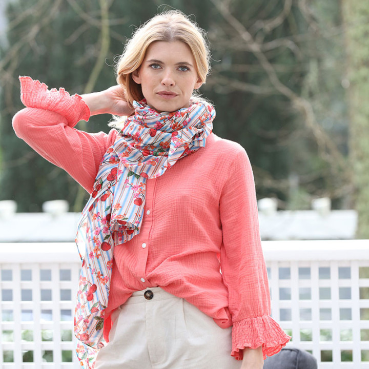 Out Of Ireland Cherry Shawl