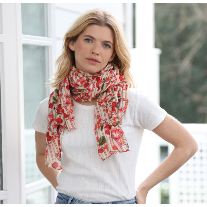 Out Of Ireland Cherry Shawl