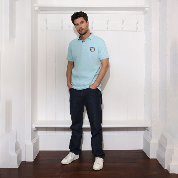 Out Of Ireland x Camberabero Blue Six Nations Polo Shirt