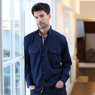 Out Of Ireland Enzo Navy Shirt