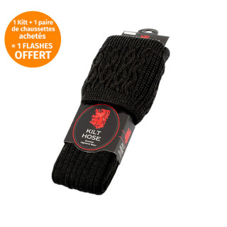 Chaussettes Pour Kilt Noires