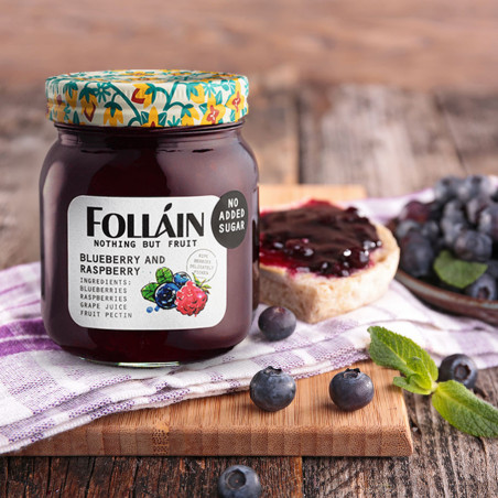 Tartinade Myrtilles et Framboises Folláin 340gr