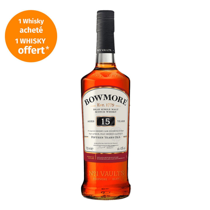 Bowmore 15 Years Old 70cl 43°