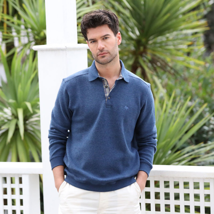 Out Of Ireland Blue Léo Jumper