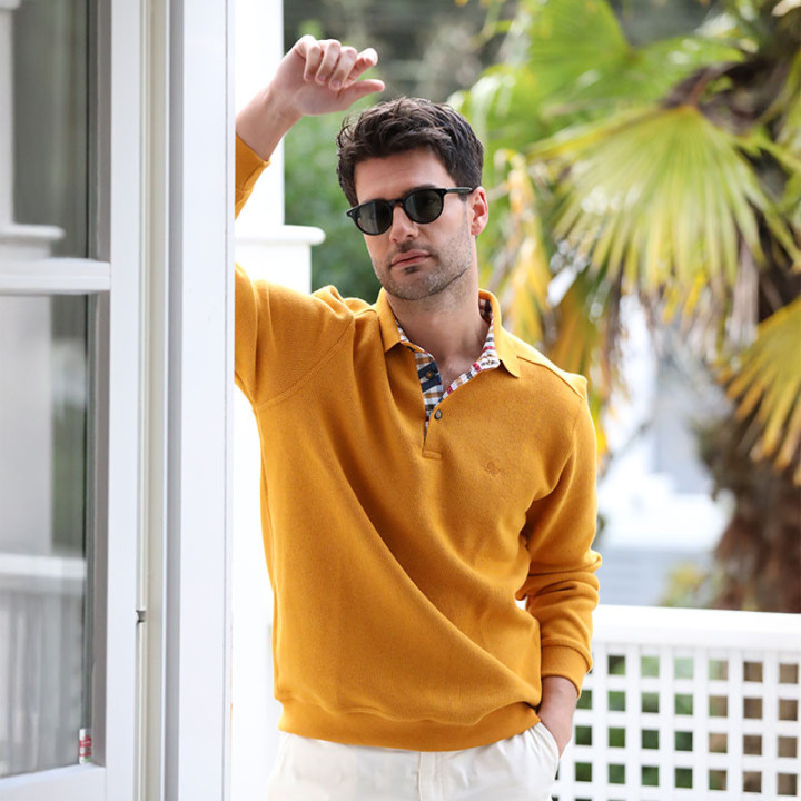 Out Of Ireland Leo Yellow Sweater 