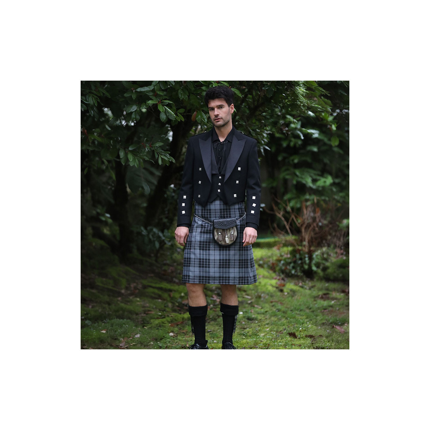Kilt Granite Grey Party Kilt