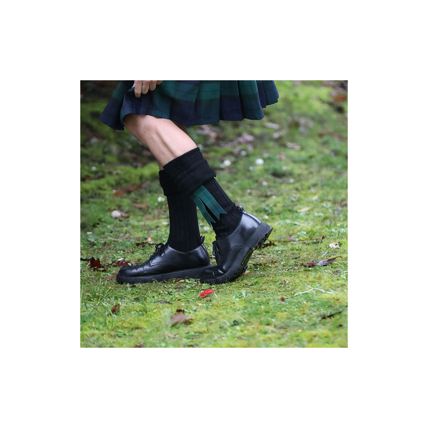 Black Kilt Socks