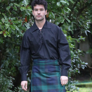 Chemise Ghillie Noire