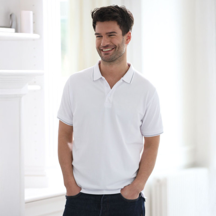 Out Of Ireland Aaron White Polo Shirt