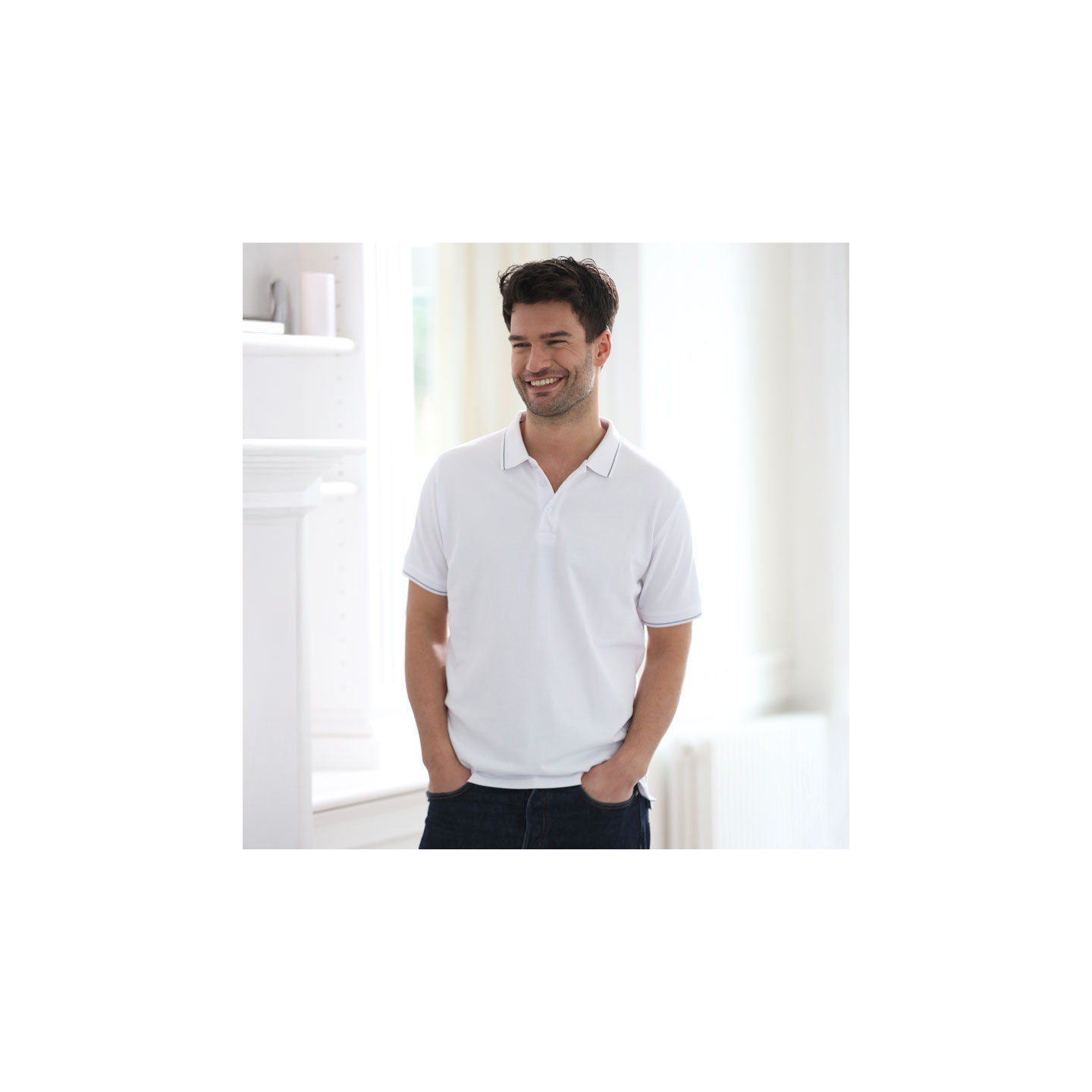Out Of Ireland Aaron White Polo Shirt