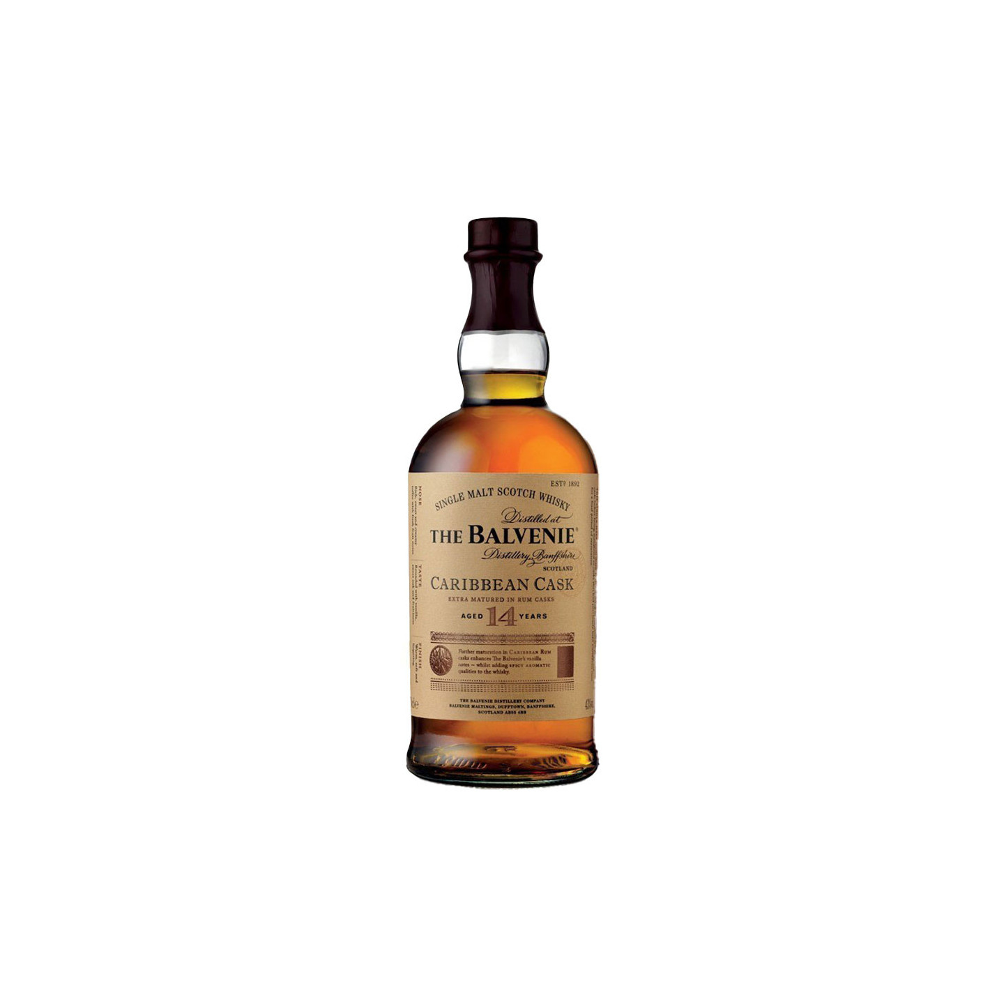Balvenie 14 Years Old Caribbean Cask 70cl 43° - Le Comptoir Irlandais