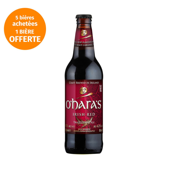 Bière O'hara's Irish Red/Moling 50cl 4.3'