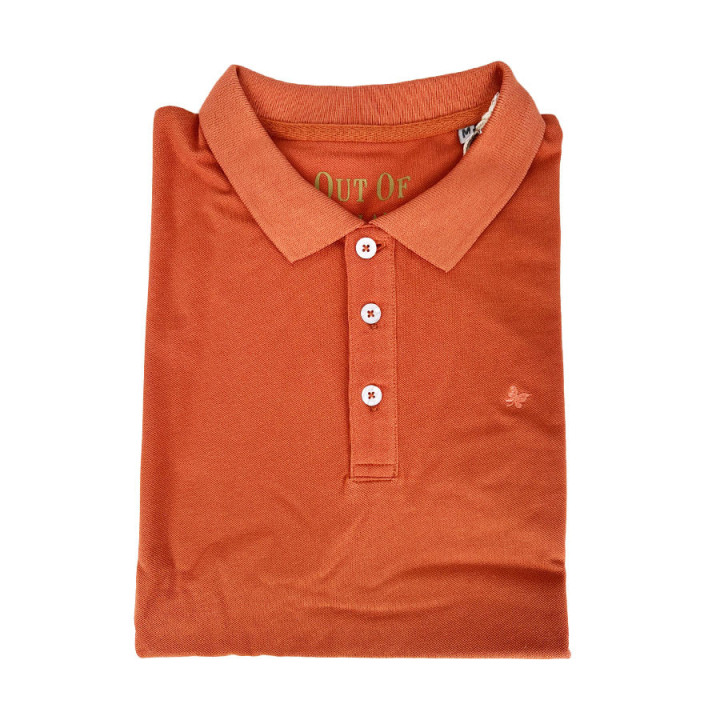 Out Of Ireland Aaron Pumpkin Polo Shirt