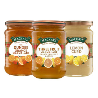 Assortiment de 3 marmelades Mackays 3x340g