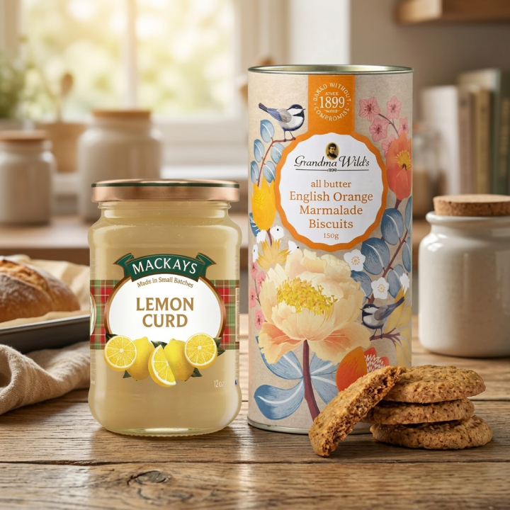Biscuits Orange Grandma Wild's & Lemon Curd Mackay's