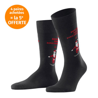 Chausettes snowboarding santa homme so Burlington