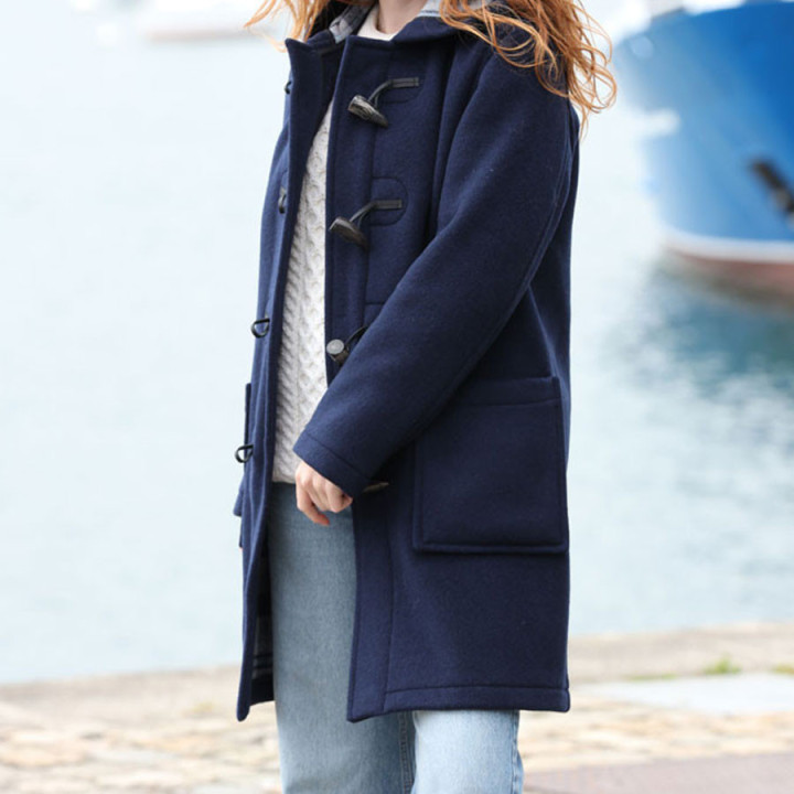 London Tradition Blue Angela Duffle-Coat