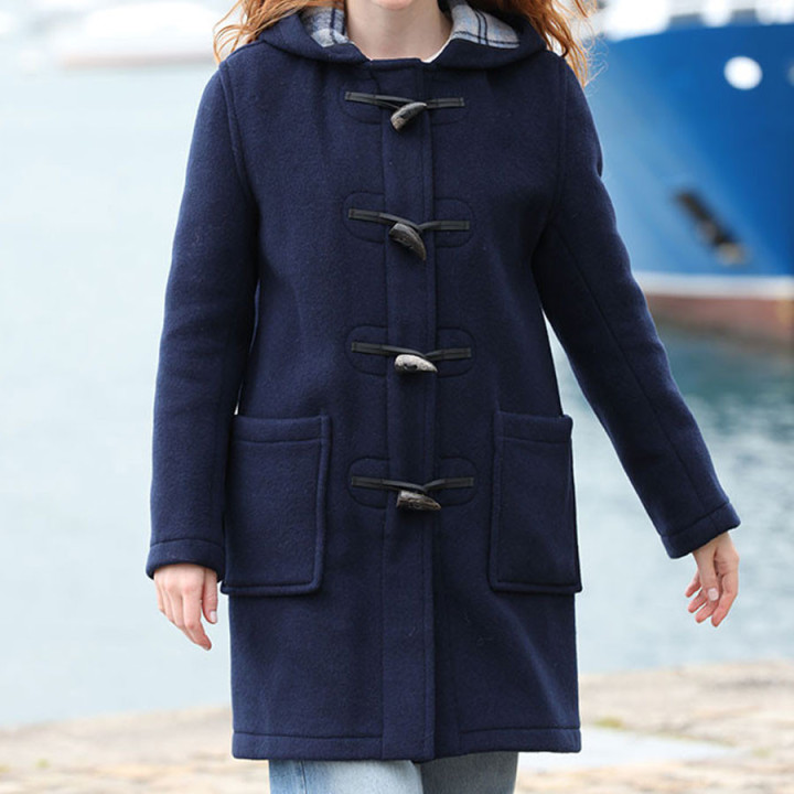 London Tradition Blue Angela Duffle-Coat