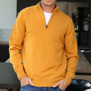Celtic Alliance Yellow Half Zip Sweater