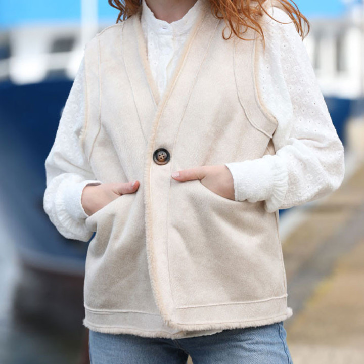Out Of Ireland Reversible Teddy Vest
