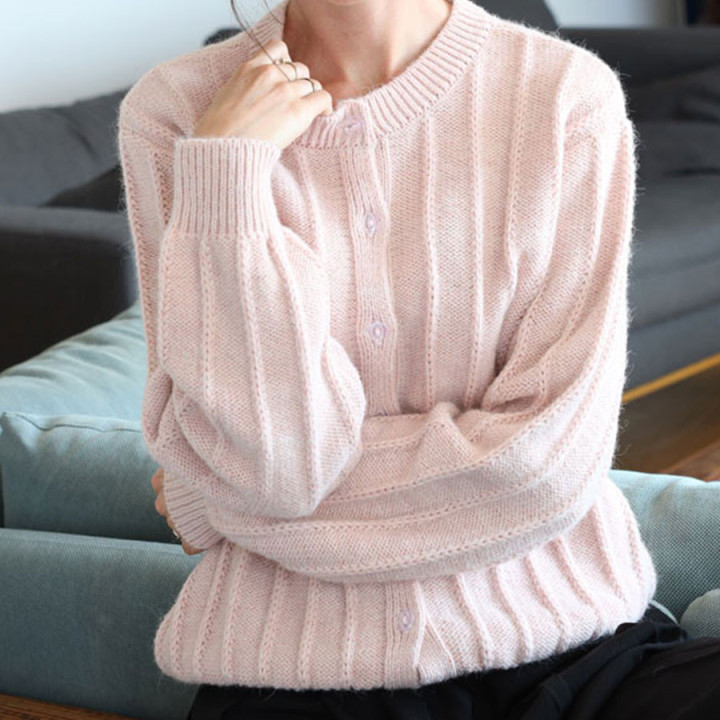  Out Of Ireland Leila Pink Cardigan