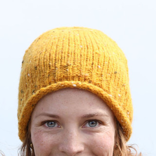Bonnet Ballina Jaune Aran Woollen Mills