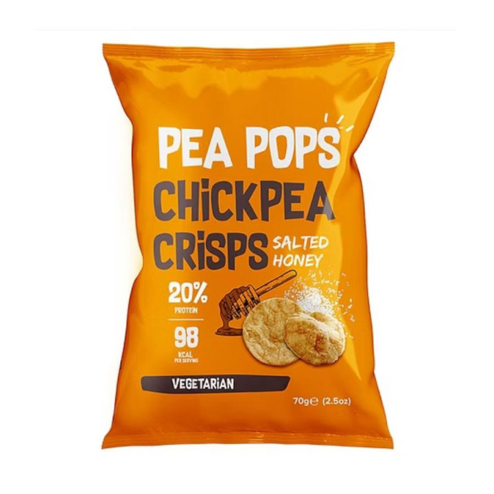 Chips Pois Chiches Honey & Salt Pea Pops 70g